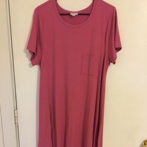 LuLaRoe Carly EUC, size XL, Pink
